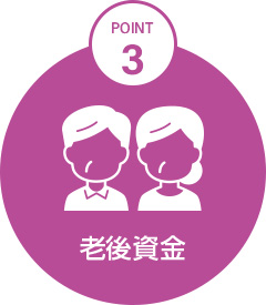 POINT3 老後資金