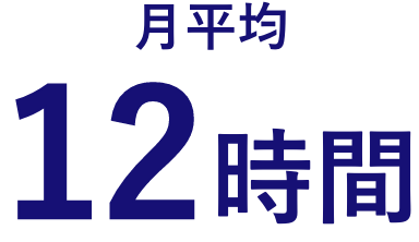 月平均12時間